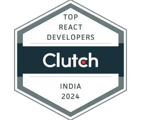 Top-ranked React developers in India by Clutch.