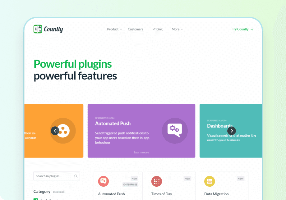 Count.ly : Product Analytics Platform