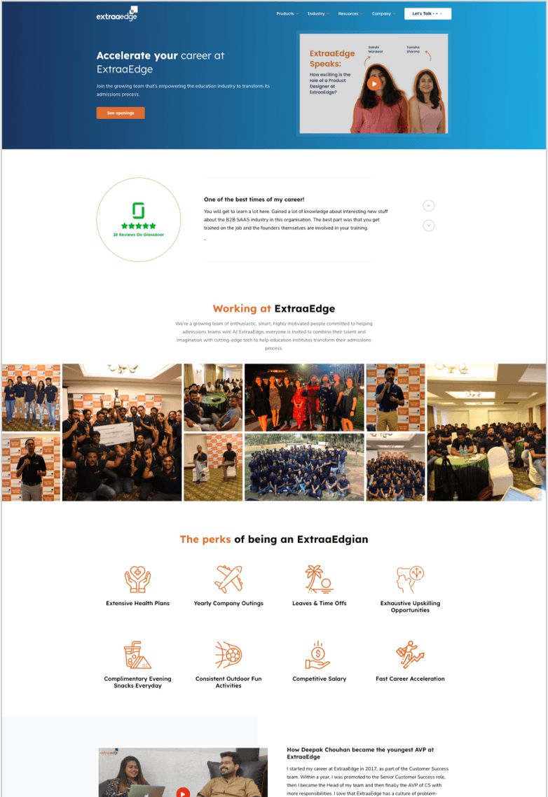 SaaS- Marketing Website designs