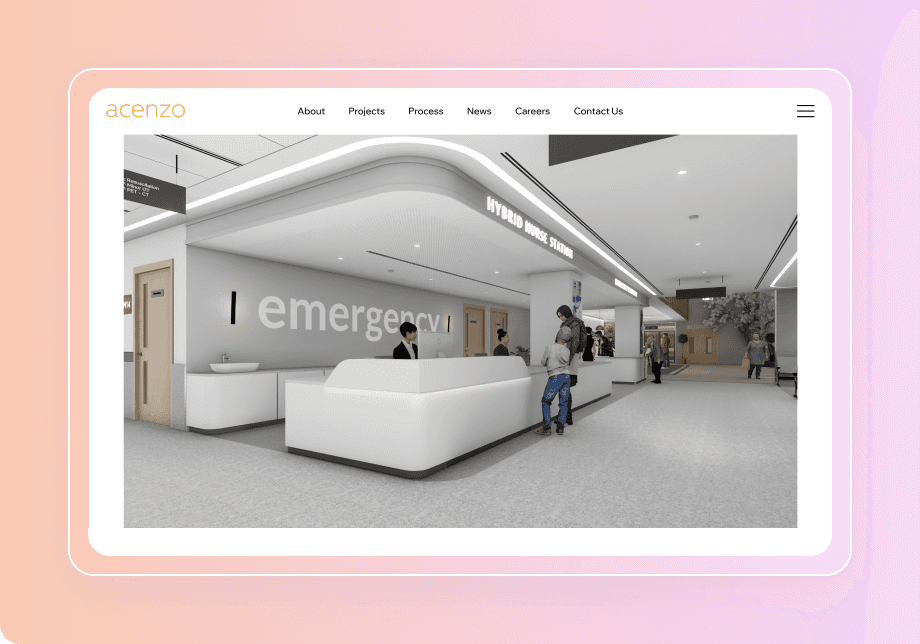 Acenzo: Portfolio Website for Architectural Firm