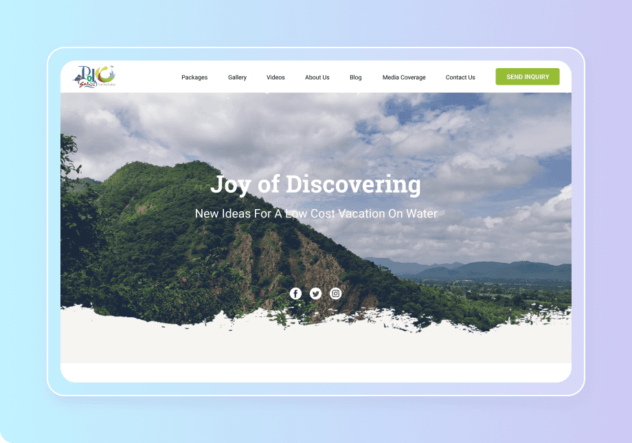 Polo Safari: Website for Travel Agency